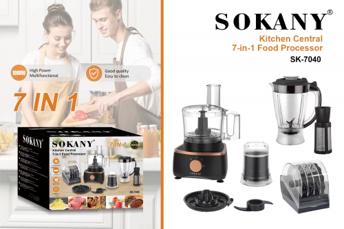 Кухонный комбайн 9 в 1 Sokany SK-7040