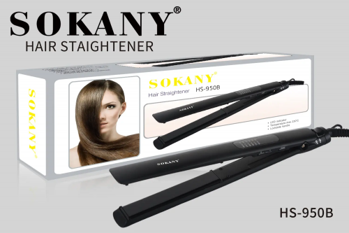 Выпрямитель волос Sokany HS-950B черный