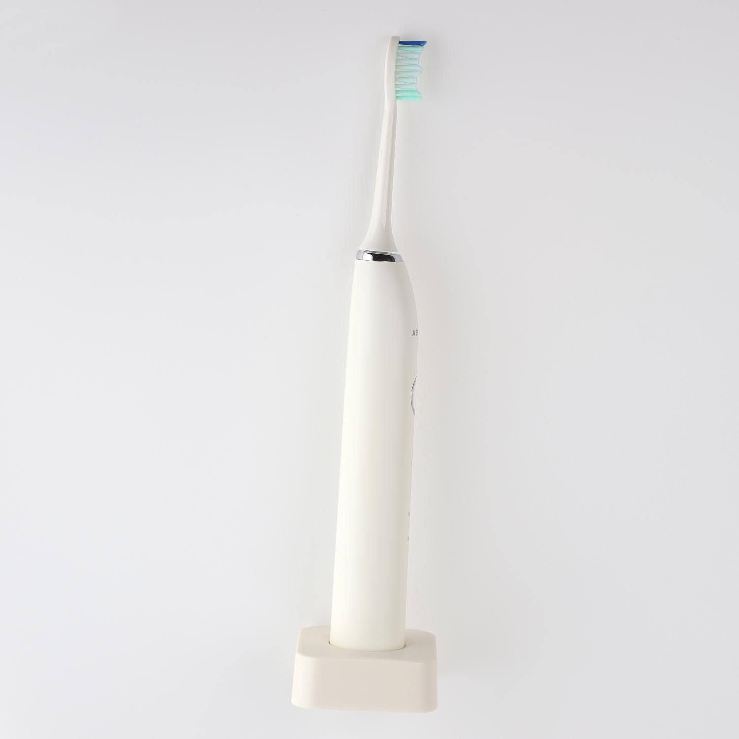 Ультразвуковая электрическая зубная щетка T9 с беспроводной зарядкой белая