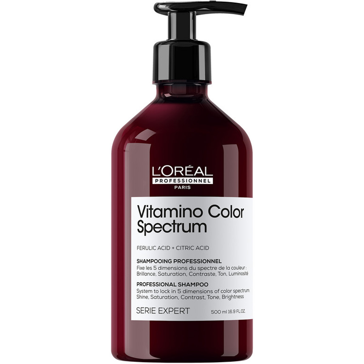 LOREAL Бессульфатный шампунь для окрашенных волос Vitamino Color Spectrum, 500 мл