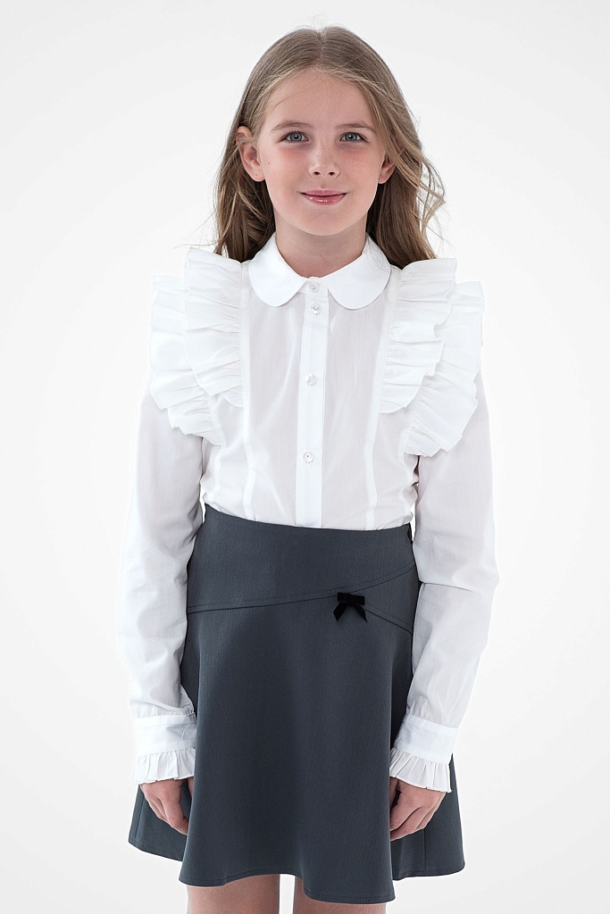 Серая школьная юбка Mooriposh, модель 0331/3С