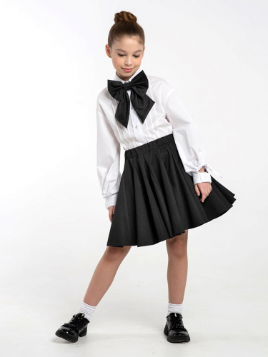 Серая школьная юбка Mooriposh, модель 0359