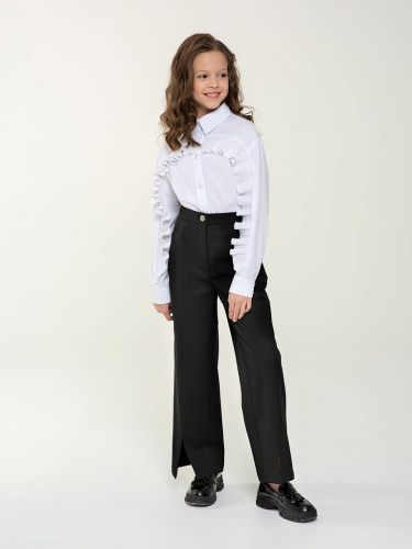 Черные брюки для девочки Mooriposh, модель 0432