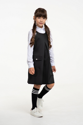 Черный сарафан для девочки Mooriposh, модель 0241