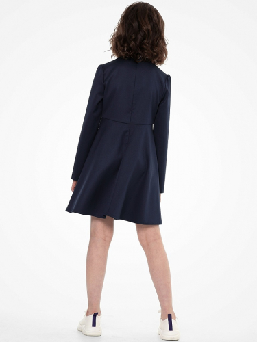 Синее школьное платье Mooriposh, модель 0149/1