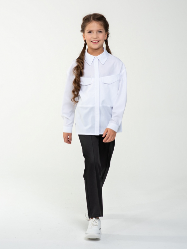 Черные брюки для девочки Mooriposh, модель 0430