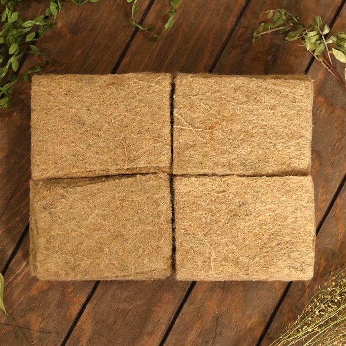 Набор джутовых ковриков для микрозелени