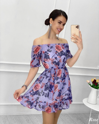 Платье «Rose» (фиолетовый)