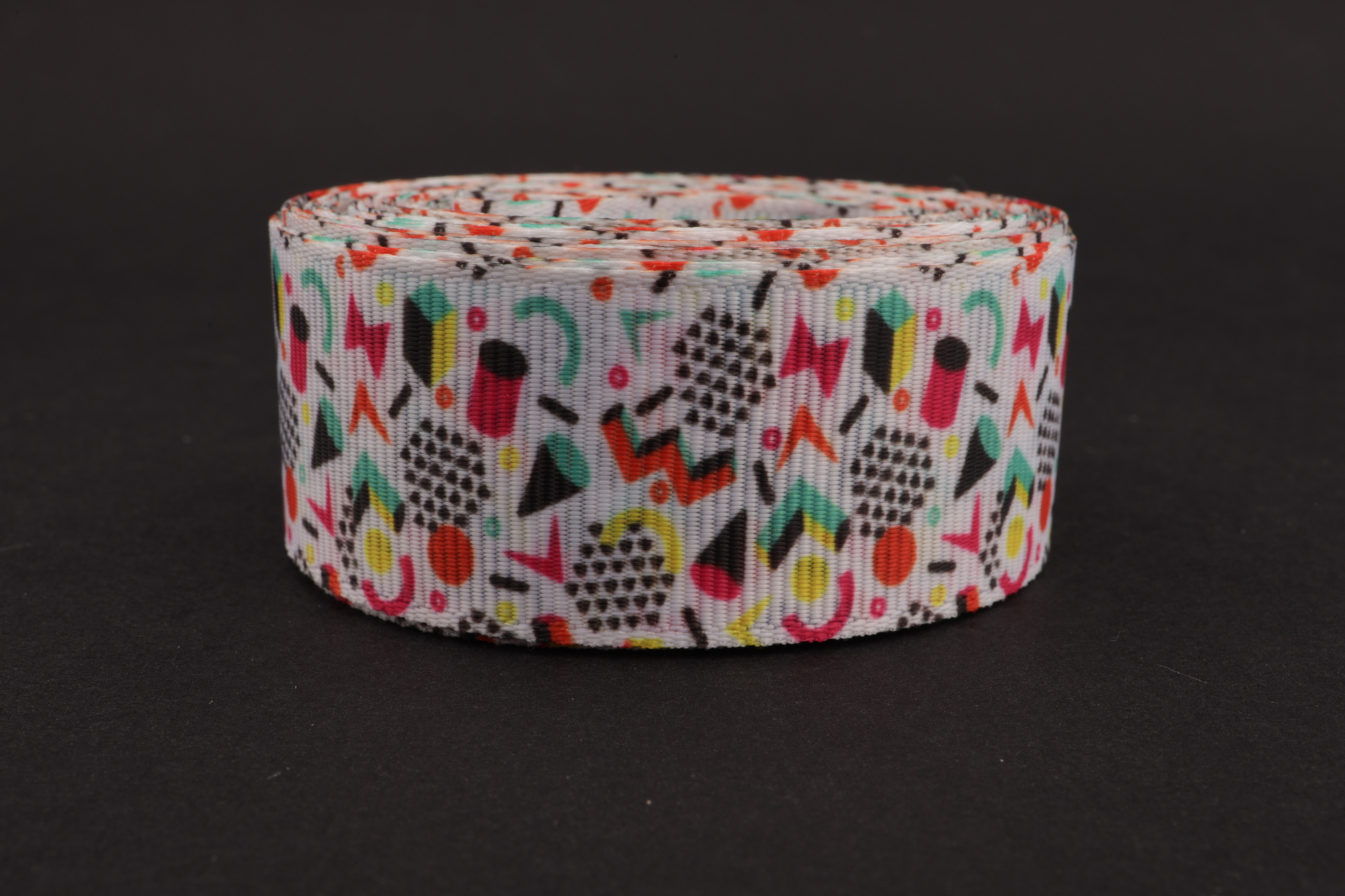 Репсовая лента двусторонняя с рисунком (мультики, 3D) 25мм * 6 ярдов