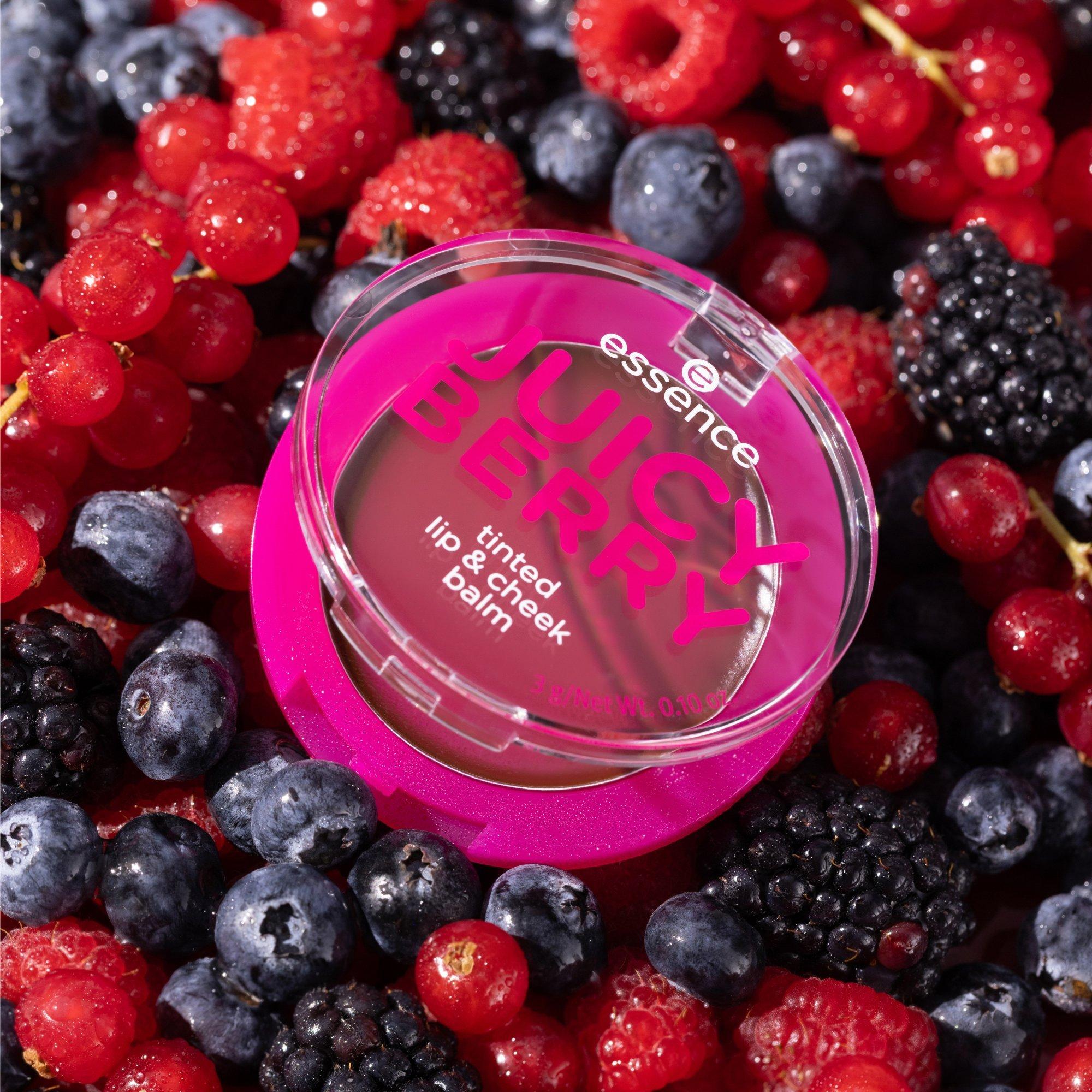 Essence/Бальзам д/губ и лица JUICY BERRY lip & cheek balm/951682