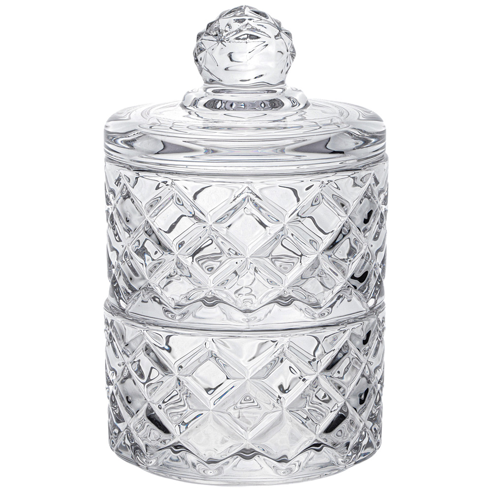 ЕМКОСТЬ ДЛЯ ХРАНЕНИЯ LEFARD С КРЫШКОЙ 2 ЯРУСА