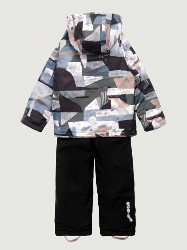 Костюм 7м1325 хаки/черный