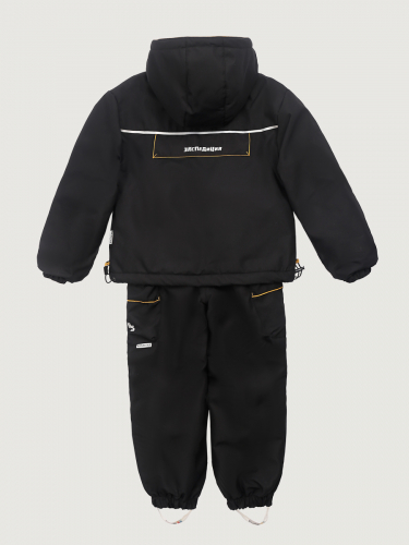 Костюм 7м2925 черный/горчица