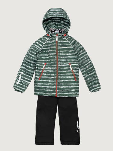 Костюм 7м1725 хаки/черный