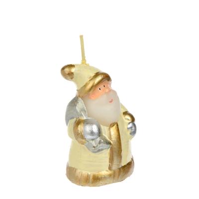 СНОУ БУМ Свеча в виде Деда Мороза в подарочной упаковке, 6,5см, парафин, 2 дизайна