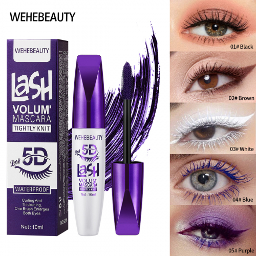 WEHEBEAUTY тушь для ресниц объемная подкручивающая длинная густая водостойкая не размазывающаяся стойкая 5D ресницы