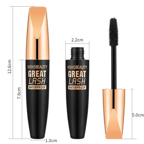WEHEBEAUTY тушь для ресниц объемная подкручивающая длинная густая водостойкая не размазывающаяся стойкая 4D ресницы