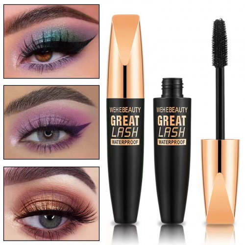 WEHEBEAUTY тушь для ресниц объемная подкручивающая длинная густая водостойкая не размазывающаяся стойкая 4D ресницы