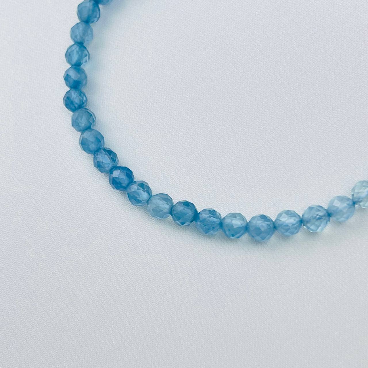 Радуга Самоцветов Браслет из Аквамарина (градиент)