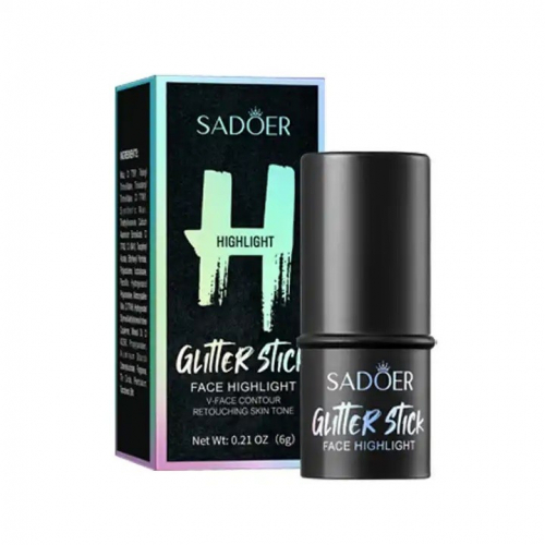 SADOER Стик для контуринга  лица хайлайтер, румяна, скульптор, тон 01 Pearlesce Golden