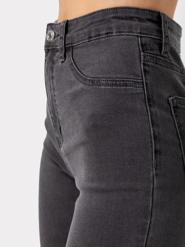 Брюки женские джинсовые jeggins в сером оттенке