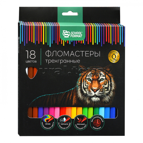 Фломастеры 18 цв. 