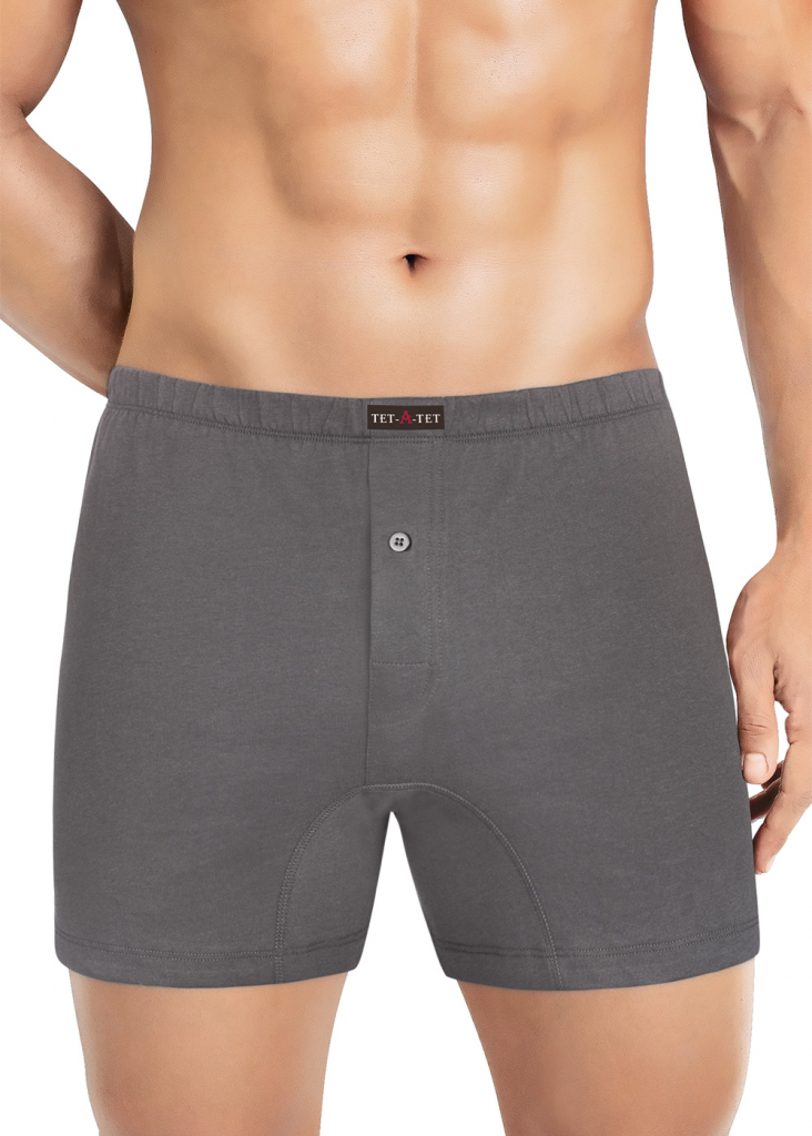 ТаТ MBX600110/3пер Трусы мужские боксеры MBX600110/3пер т.серый