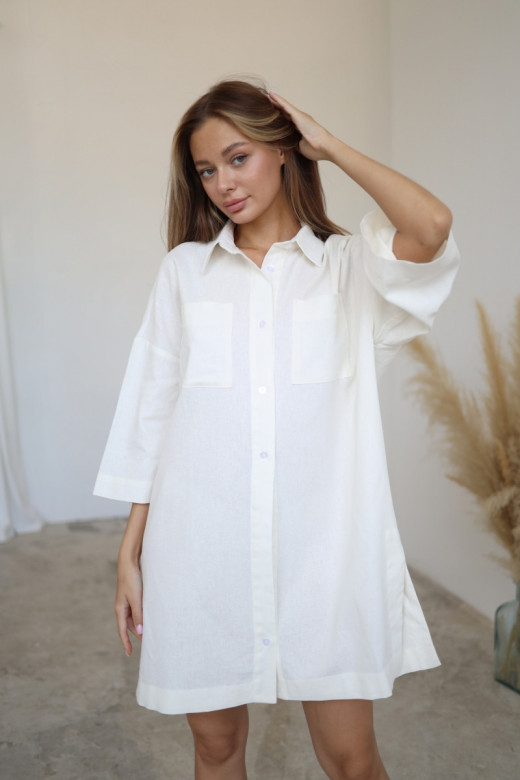 НОВИНКА! Рубашка пляжная Bip-bip Beachwear DRAMONT Неотбеленный