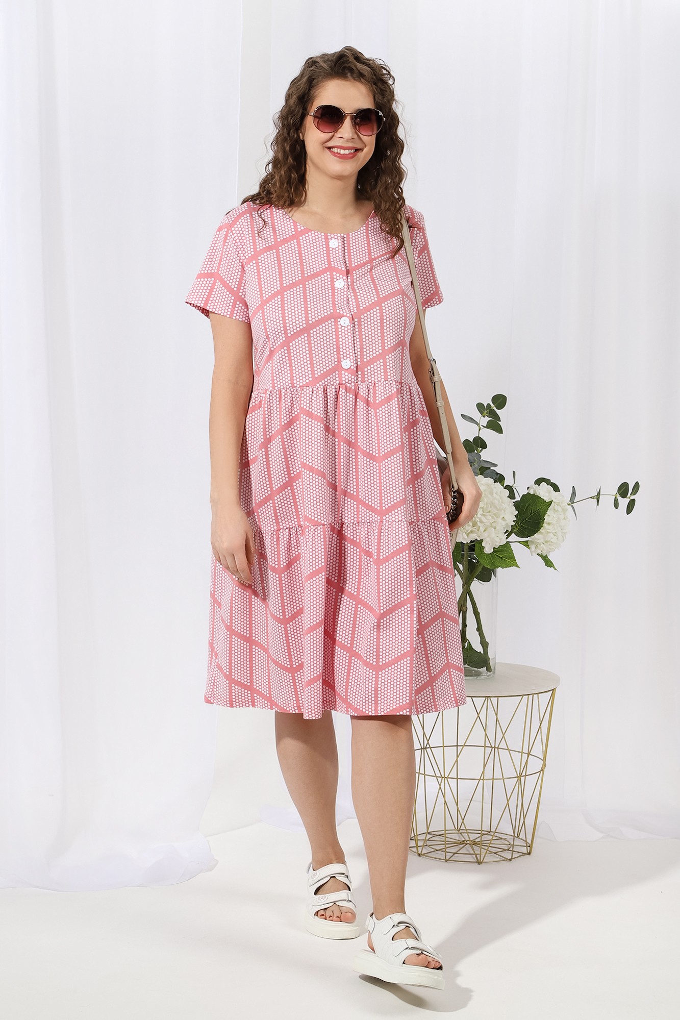 СТ. ЦЕНА 1050 руб//Платье Каскад-1