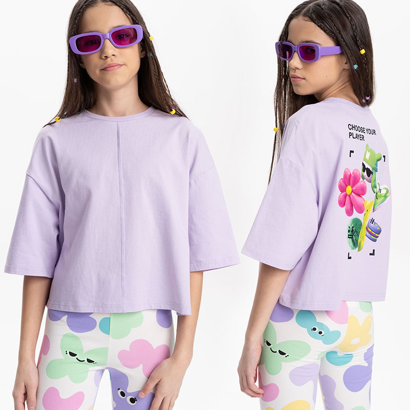 GFTY3369 футболка-топ для девочек (1 шт в кор.)