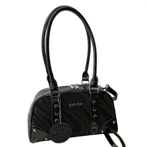 Женская кожаная сумка 1777 BLACK