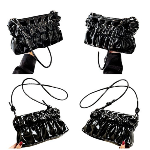 Женская кожаная сумка 6638 BLACK