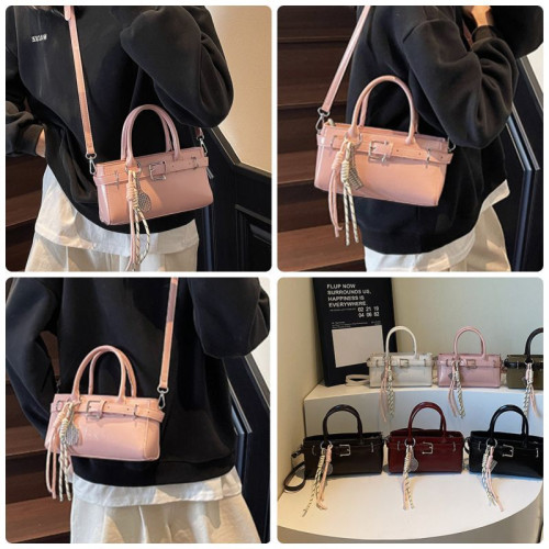 Женская кожаная сумка 679 PINK