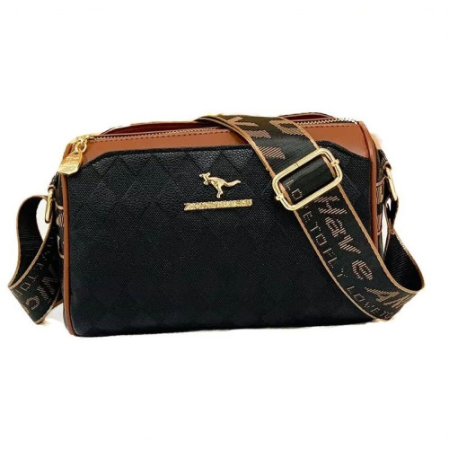 Женская кожаная сумка 6610 BLACK