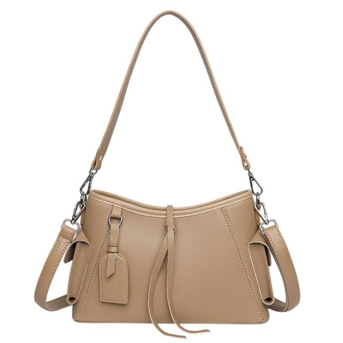 Женская кожаная сумка 2208-1 KHAKI
