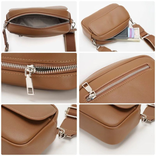 Женская кожаная сумка N-196-2 BEIGE