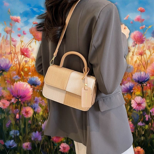 Женская кожаная сумка 3697 BEIGE