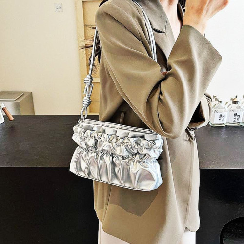 Женская кожаная сумка 6638 SILVER