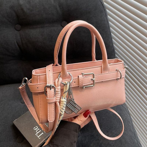 Женская кожаная сумка 679 PINK
