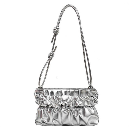 Женская кожаная сумка 6638 SILVER