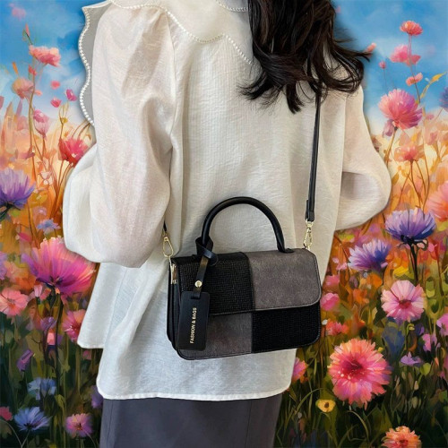 Женская кожаная сумка 3697 BLACK