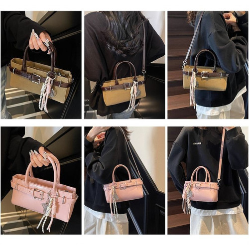 Женская кожаная сумка 679 PINK