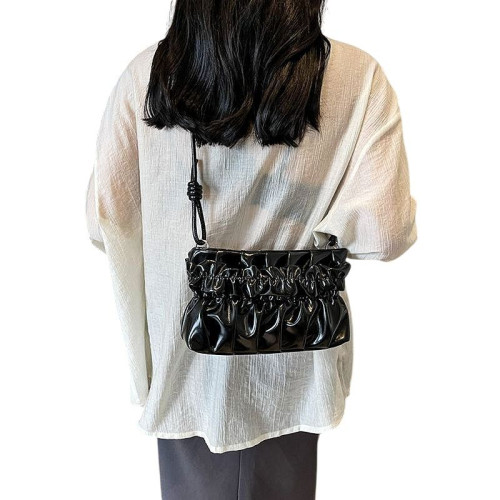 Женская кожаная сумка 6638 BLACK