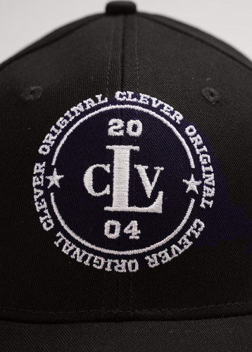 CLE 13 кант CLV х/б Бейсболка 13 кант CLV х/б т.серый/молочный