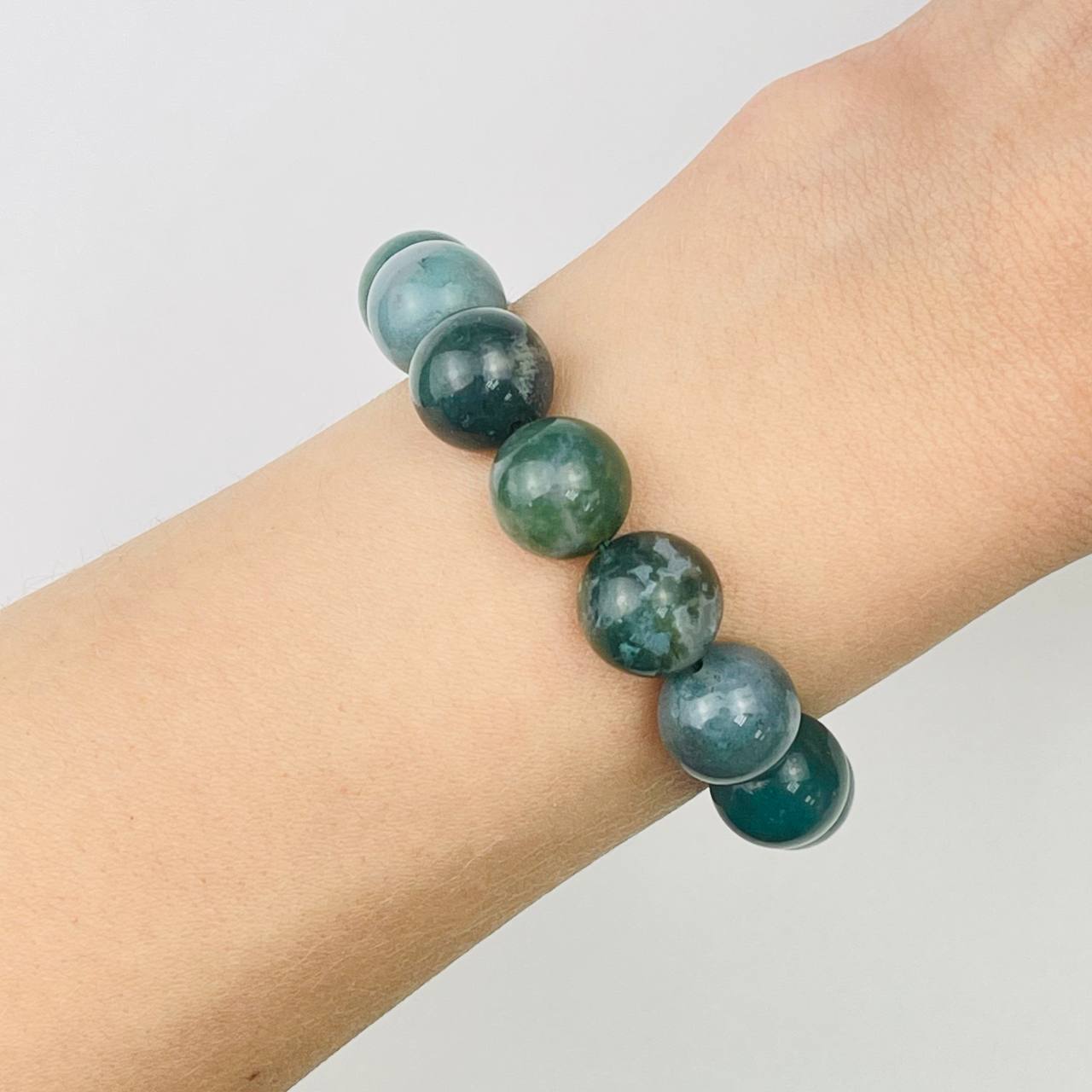 Радуга Самоцветов Браслет из Агата мохового