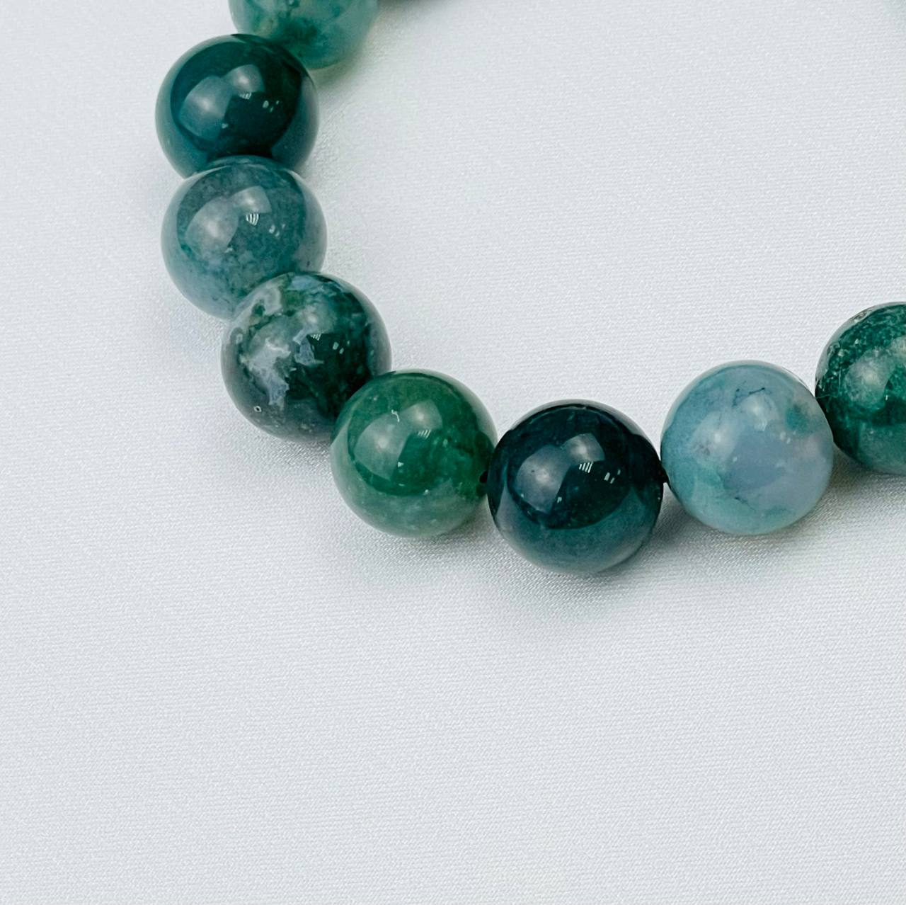 Радуга Самоцветов Браслет из Агата мохового