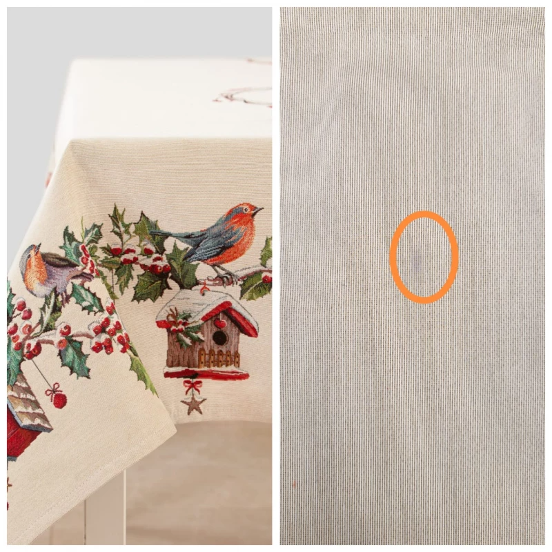 Outlet Зимний пир Скворечники Скатерть 140х280 см 2517722