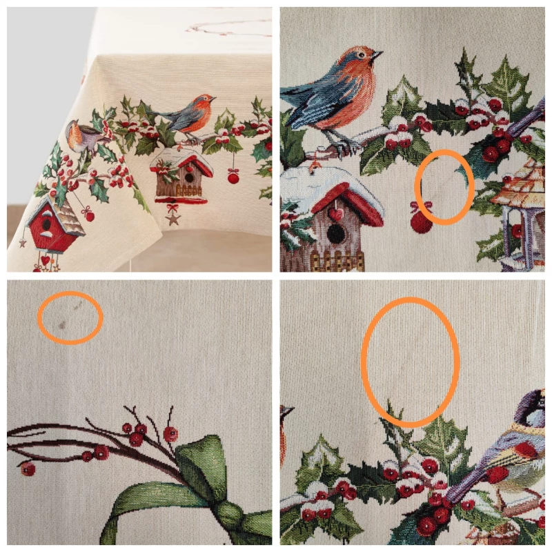 Outlet Зимний пир Скворечники Скатерть 140х280 см 2517725