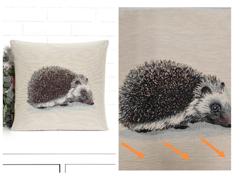 Outlet Лес Ежик светлый фон Наволочка 45х45 см 2518419 NEW