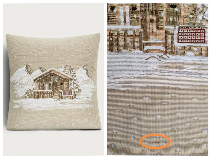 Outlet Монблан Шале Наволочка 45х45 см 2517321 Без люрекса